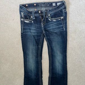 Girls Miss Me boot cut jeans size 10